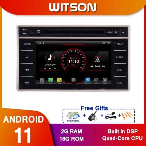 WITSON Car Radio Multimedia 2 din android 11 Video Player Navigation GPS For TOYOTA HILUX 2015