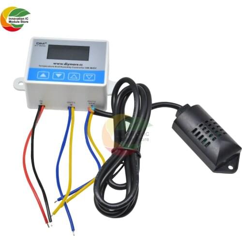 Digital Temperature Humidity Controller Hygrometer Humidity Control Switch 0~99%RH Regulator Heating Cooling DC12V M452