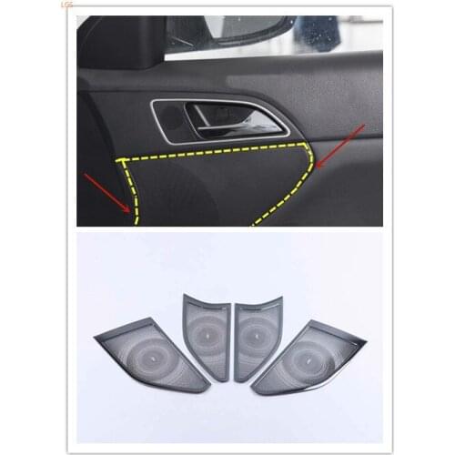 For Hyundai MISTRA 2014-2019 High-quality stainless steel Car door audio Decorative cover Anti-scratch protection Car styling