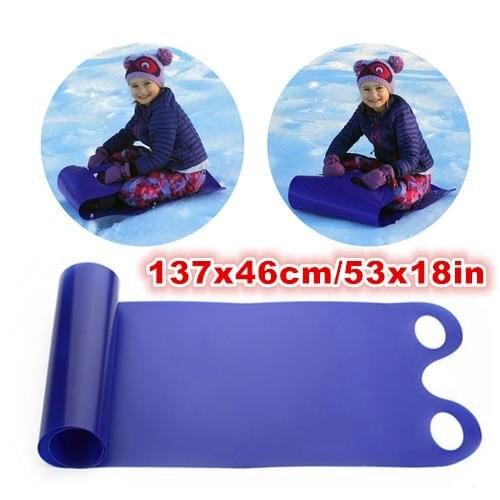 Skiing Board Snow Sled Skating Board Snow Flakes Adults Kids Sandboards Sleds Hollow Handle Reel Veneer Directional Sliding Ski