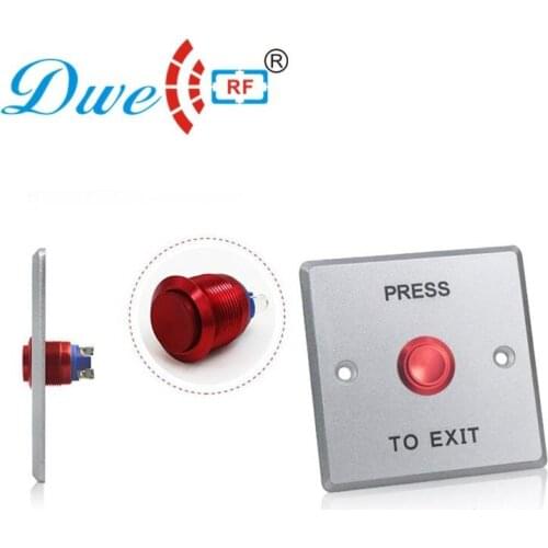DWE CC RF 86x86 exit push button switch nc no output buttons control accessories for access control