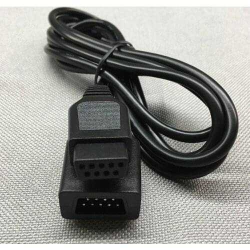 FZQWEG 2PCS 6ft 1.8M Controller Joystick Extension Cable for Sega Game Console System Genesis 2 3 megadrive 2 MD2