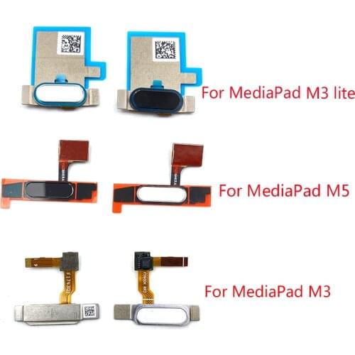 Fingerprint Sensor Home Return Key Menu Button Flex Ribbon Cable For Huawei MediaPad M3 Lite 10.1 M5 10.8 inch