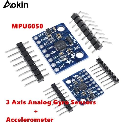 GY-521 GY521 GY 521 MPU-6050 MPU6050 MPU 6050 Module 3 Axis Analog Gyro Sensors + Accelerometer for arduino DIY KIT