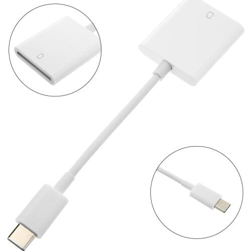 MAYITR 1pc Portable USB 3.1 Type-C Card Reader Adapter High Speed Micro to SD Adapters Cable For Macbook Android