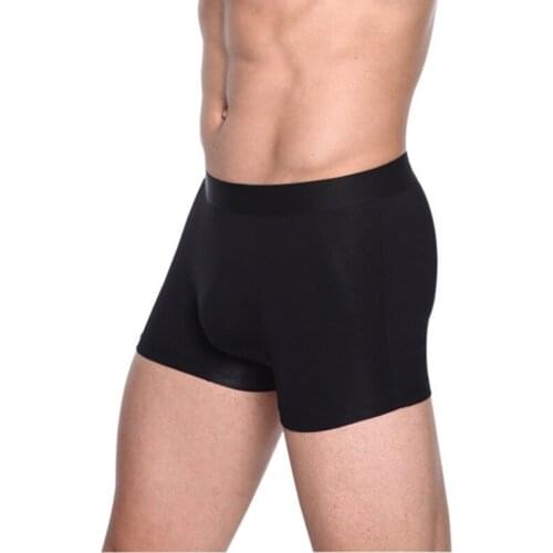 Fashion Men Underwear Cotton Breathable Boxers Shorts Comfortable Mens Underpants Solid Cuecas Trunks Shorts Men Boxers