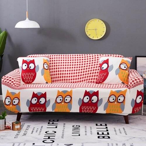 Cartoon stretch sofa cover all inclusive Anti-slip leather sofa cover combination four seasons universal sofa set for living roo