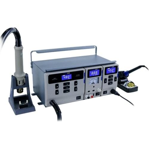 Tool Sets For ATTEN MS-300 3in1 220V 1000W ST-862D Hot Air Gun Rework ST-965 Desoldering Station 56W APS15 3A DC Power