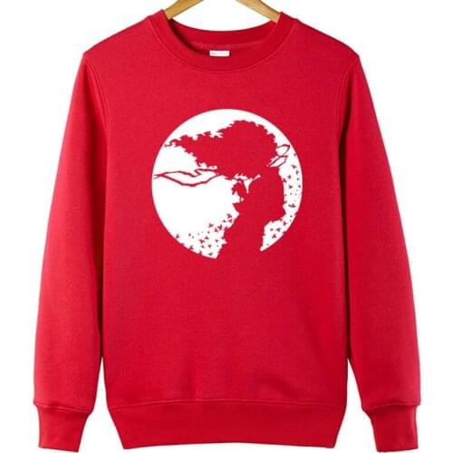 Autumn and Winter Afro Samurai Hoodies Men Casual Funny Hoodies Men Hoodies Crewneck Sweatshirt XS-XXL