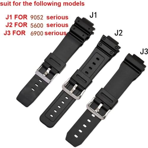 Watch Band for Casio Resin Sports Watch Strap Spot Wholesale TPU Rubber Strap FOR 9052 5600 6900 Series