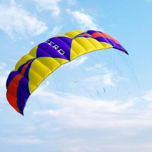 Cerf volant sports skiing kite kitesurf parachute vlieger paragliding paraglider big kite parafoil flying outdoor toys rainbow