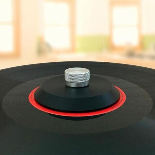 Disc Stabilizer Turntable Vinyl Turntables Disc Stabilizer Package Black With Rubber Weight/Clamp Record Record Box Press I I7B7