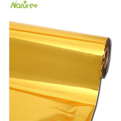 Gold 21cm*120m Hot Foil Stamping Paper Suit For Stamp Machine DIY Invitation Logo