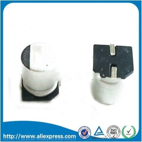 100PCS 470UF 35V 35V 470UF SMD Aluminum Electrolytic Capacitor 35 V / 470 UF Size 10*10MM 470UF 35V Electrolytic capacitor