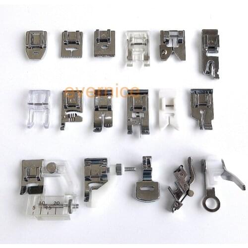 16 Pcs Feet Foot Plastic Box For Brother 100 10442 10443 Pe200 Pe300S Pe400D