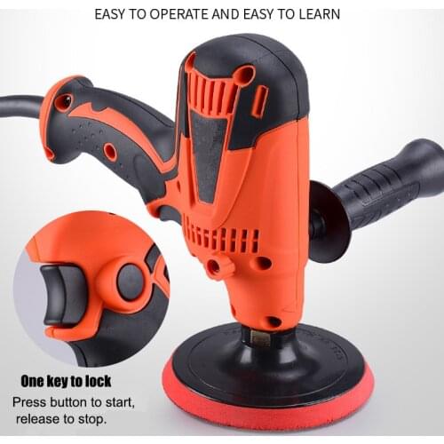 220V 800W Electric Polisher Variable 6-Speed Buffer Sander Kit Polishing Machine