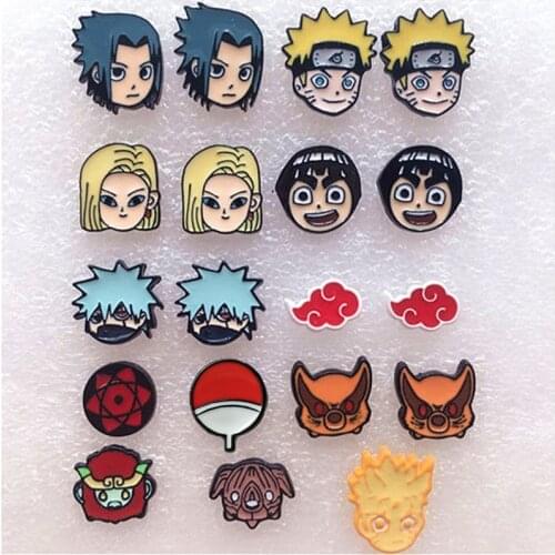Naruto Cosplay Prop Earring Stud Metal Earring Jewelry Accessories Eardrop