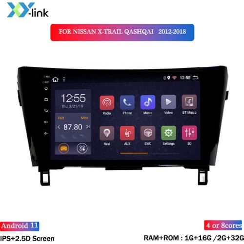10.1 inch car radio Android touch screen for 2012-2018 Nissan QashQai X-Trail multimedia gps navigation system accessories 1din