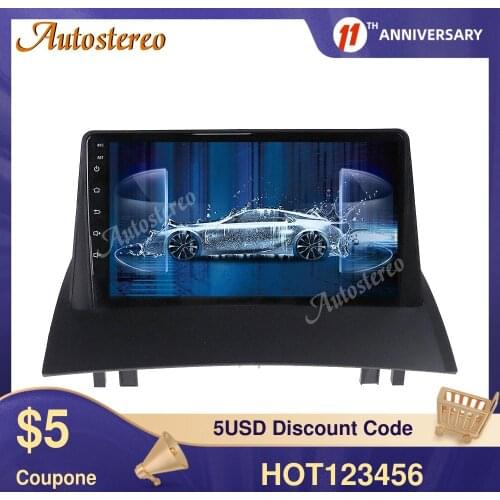 Android 9.0 64G Car Multimedia Radio Unit For Renault Megane 2 2002-2009 Car GPS Navigator Auto Stereo Head Unit Radio Recorder