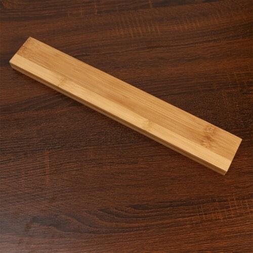 Bamboo Magnet Holder Kitchen Tool Cutter Scissors Storage Magnetic Wall Hanging Free Punching Suction Holder