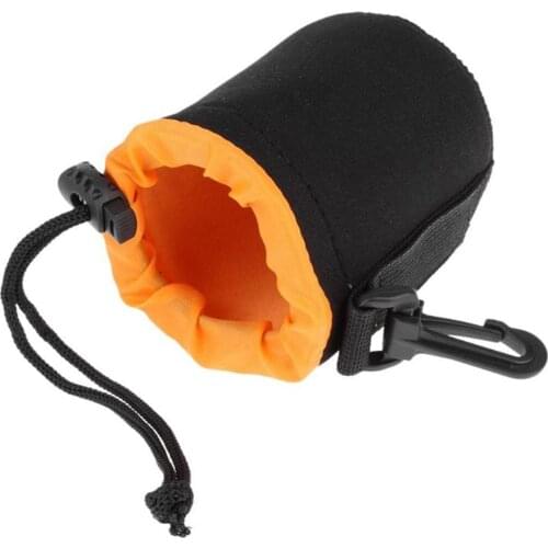​Camera Lens Pouch Bag Neoprene Waterproof Soft Video Camera Lens Pouch Bag Case Full Size S M L XL Camera Lens Protector
