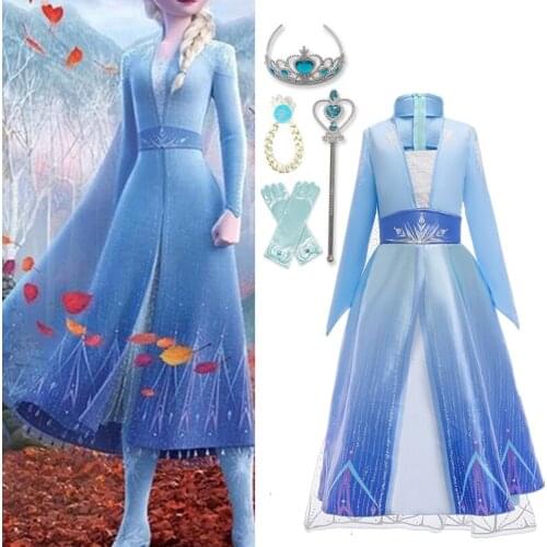Girls Princess Cosplay Dresses For Kids Fancy Halloween Party Dress Up Children Carnival Birthday Disguise Christmas Costume