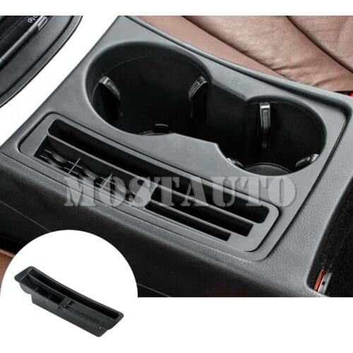 For Audi A5 S5 Inner Console Cup Holder Insert Card Case Storage Box 2008-2016 1pcs Car Accessories Interior Car Decor