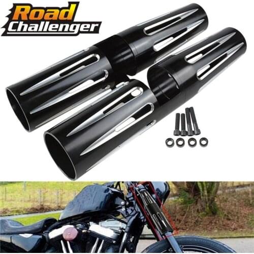 For Harley Sportster XL 1200 883 2004-2013 Motorbikes Accessories Fork Shrouds Boot Cover Narrow Glide