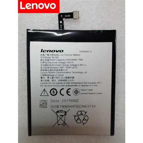 For Lenovo S60 Battery 100% New High Quality 2150mAh Battery Replacement Backup Battery For Lenovo S60 S60W S60t BL245