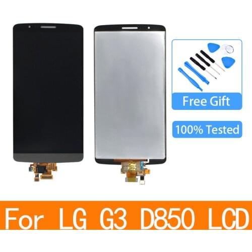 For LG G3 Lcd Display Touch Screen Digitizer Assembly for LG G3 F460/G3 D850/G3 D851/G3 D855/G3 LS990 Display