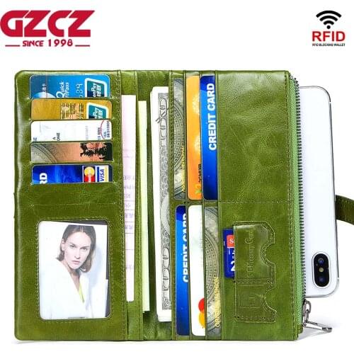 GZCZ Women's Wallets With Zippers