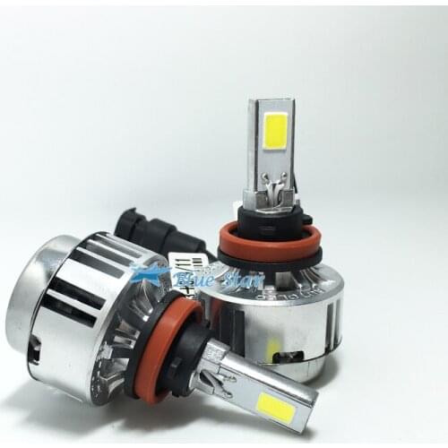 H11 LED Car Headlight Kit 66W 6000Lm Auto Front Light h11 Bulb white 6000K LED Headlamp 12V 24V