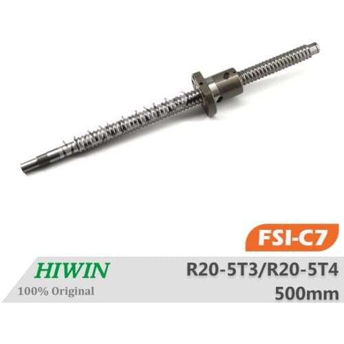 HIWIN FSI 2005 Ball Screw with C7 500mm thread shaft CNC parts accessories Professional end machining High Precision cnc kit