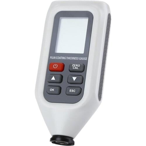 Ht-128 Thickness Gauge LCD Display Digital Handheld Coating Thickness Gauge Tester Save Data with USB Interface and Backlight