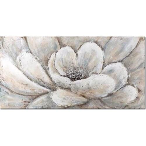 Hot Selling Flower Canvas Oil Painting Pure Handmade Home Wall Decoration Canvas Art Entrance Paintings Flower For Room Unframed