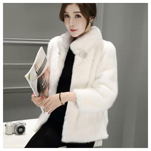 Casual Furry Faux Fur Coats Women Fake Fur Coat Female Coat 2021 Winter Clothing Party Black Fur Overcoat