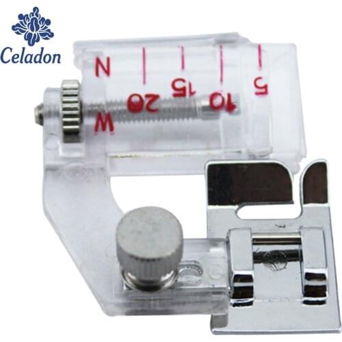 Ajustable Binding Snap-on Bias Binder Presser Foot For Domestic Sewing Machine