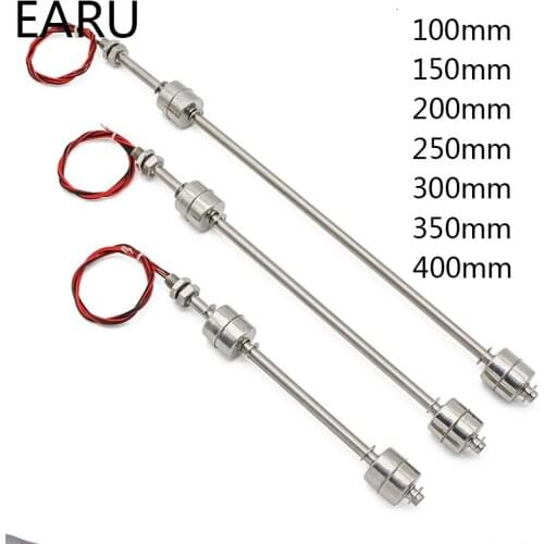 Stainless Steel Float Switch Tank Liquid Water Level Sensor Double Ball Float Switch Tank Pool Flow Sensors 10W 50W Control Pump