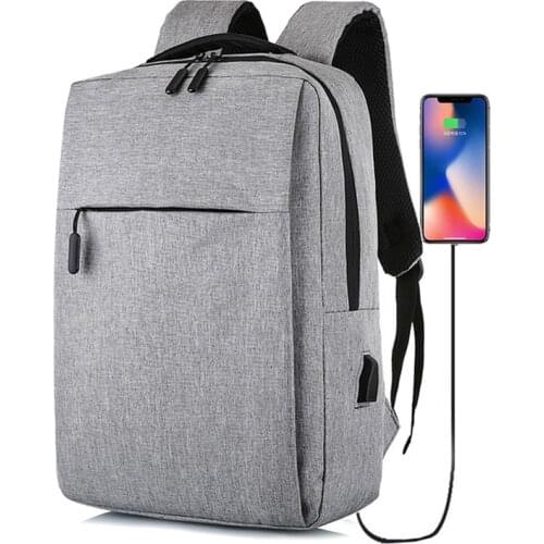 Multifunctional Computer Backpack 15.6-inch Laptop Bag USB External Charging Port Anti-theft Waterproof Backpack