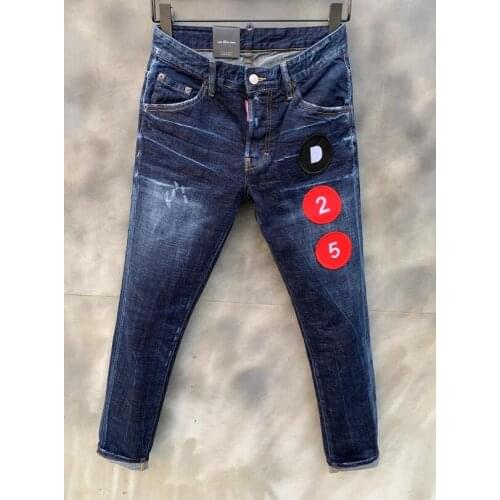 Blue pants classic,Authentic DSQUARED2,Retro,Italian brand ,Women/Men Jeans,locomotive,Jogging jeans,DSQ021