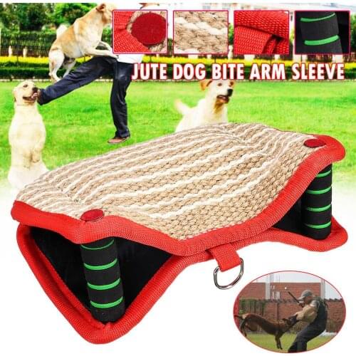 Dog Training Agility Equipment Pet Bite Tug Jute Bite Sleeve For Training for Police K9 Young Malinois German Shepherd Rottweile