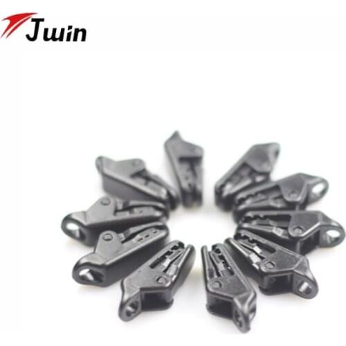Awning Wind Rope Clamp Awnings Plastic Clip Tent Pull Point Outdoor Camping Tent Alligator Cip Hook Camping Tents Accessories
