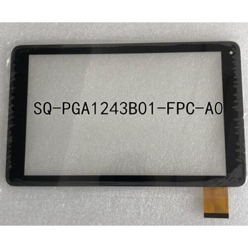 2.5D 10.1'' New tablet pc SQ-PGA1243B01-FPC-A0 Digitizer Touch screen touch panel Tablet Replacement Glass