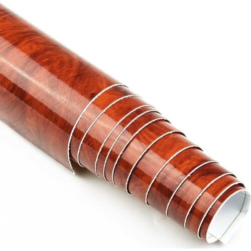 30*100cm Vinyl Car Sticker Gear Dashboard Gps Navigation Screen Film Protective Sticker DIY Film Wood Grain