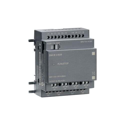 6ED1055-1FB10-0BA0 NEW in Box Simatic LOGO! DM16 230R, 230V/230V/RELAIS, 8 DI/8 DO PLC Logic Module Controller