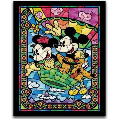 Anime figure diamond painting cartoon mouse ful mosaic embroidery kids toys diamond dotz picture puzzle craft drawing wall decor