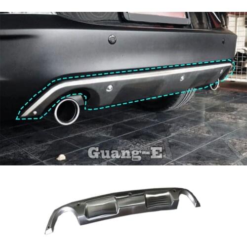 Car Bumper Stainless Steel Trim Rear Back Tail Bottom Hood Pedal Moulding Hoods 1pcs For Mazda CX-3 CX3 2017 2018 2019 2020