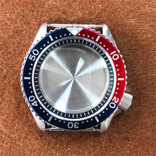 For SKX007 42MM Watch Case With Sapphire Glass for NH35/NH36 Movement 100M Super Waterproof