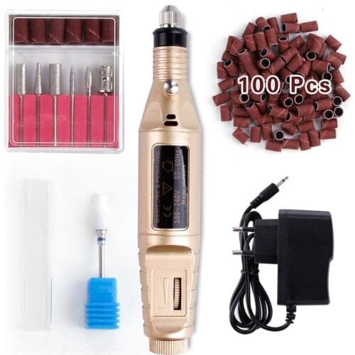Electric Nail Drill Bits Set Manicure Machine Pedicure Apparatus Ceramic Cutter Mill Cutters Nail Art File Tools Gel Polish Remo