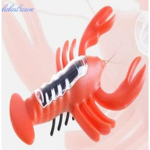 Solar Powered Shrimp Figurine Toy for Toddler Early Learning Educational Toy